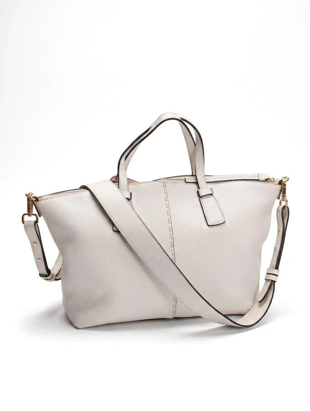 Tory Burch McGraw Top-Zip Satchel/Tote